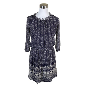 Unisex Massimo Dutti - Schiffon dress, size 36 - Blue (1)