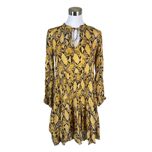 Unisex Second Female - Schiffon dress, size 34 - Yellow (1)