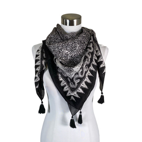 Unisex A+more - Scarf, size Maxi - Black ()