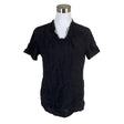 Unisex Gerry Weber - Short-sleeved blouse, size 38 - Black ()