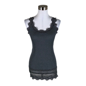 Unisex Rosemunde - Tricot tank top, size 38 - Gray (1)