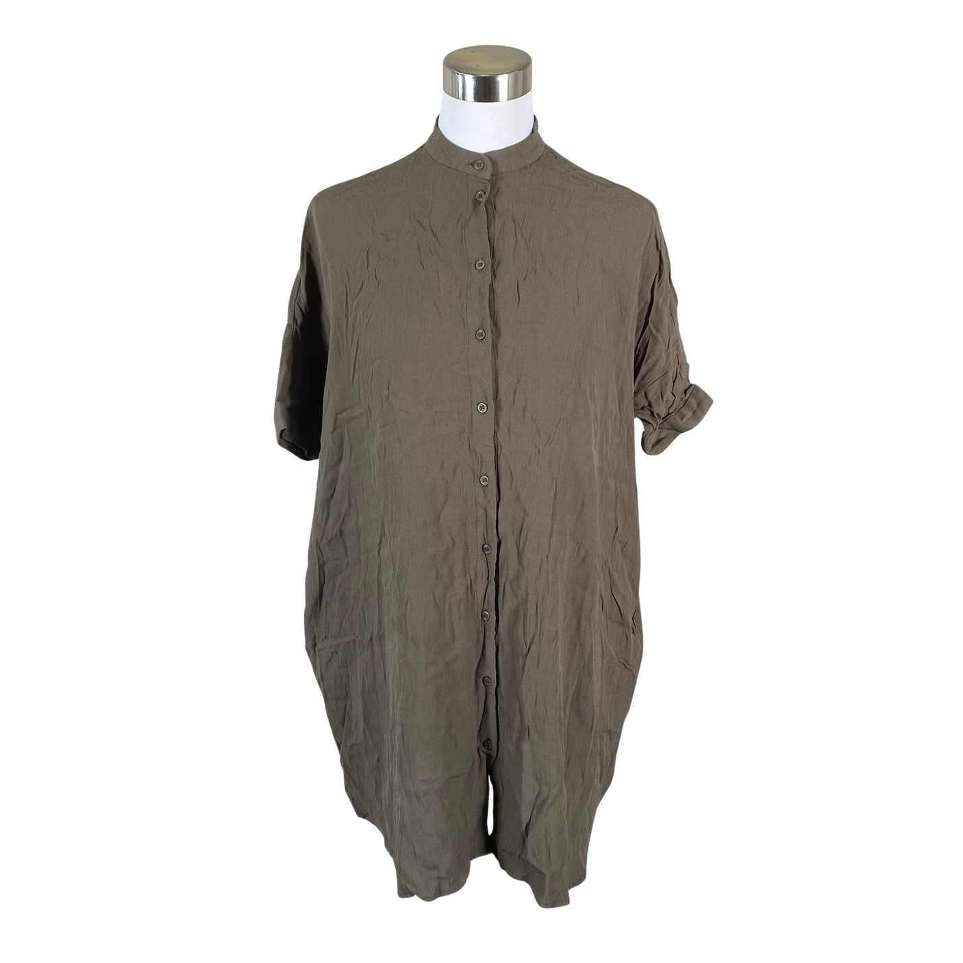 Unisex &Other Stories - Schiffon tunic, size 34 - Green (1)