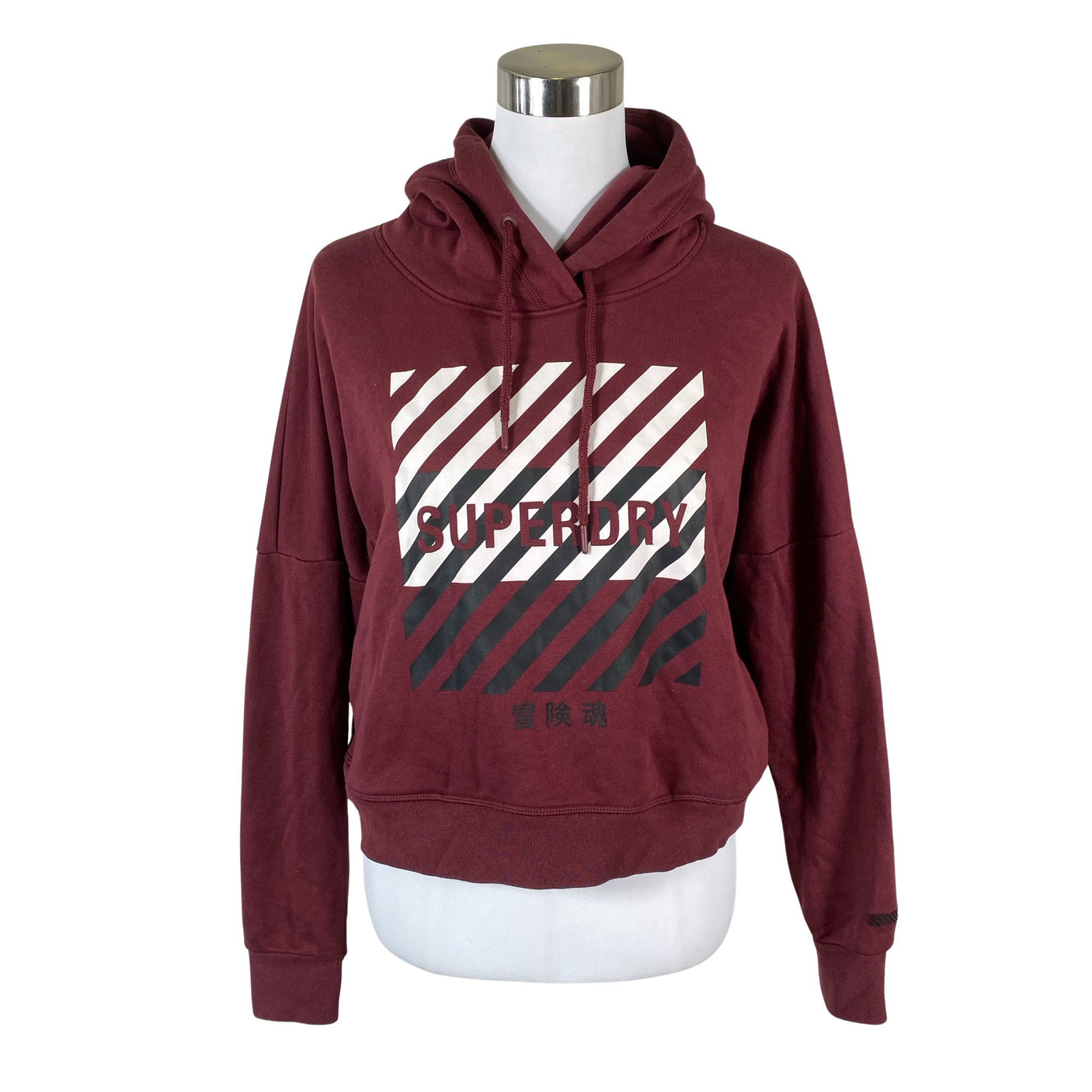 Unisex Superdry - Hoodie, size 38 - Wine red (1)