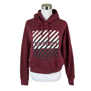 Unisex Superdry - Hoodie, size 38 - Wine red (1)