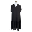 Unisex Selected - Schiffon dress, size 38 - Black ()