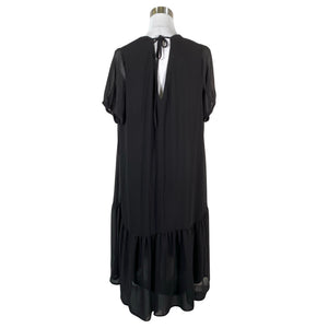 Unisex Selected - Schiffon dress, size 38 - Black (2)