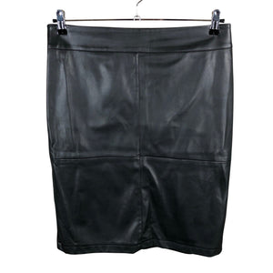 Unisex Betty Barclay - Leather skirt, size 42 - Black (1)