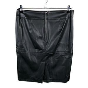 Unisex Betty Barclay - Leather skirt, size 42 - Black (2)