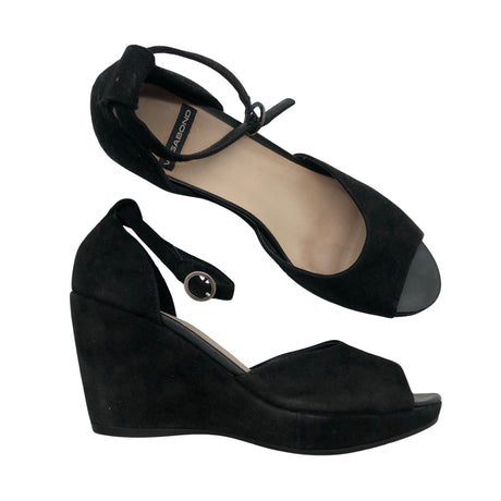 Unisex Vagabond - Wedge sandals, size 39 - Black ()