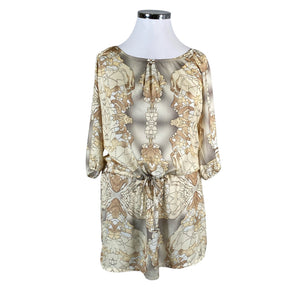 Unisex Karen by Simonsen - Schiffon dress, size 42 - Beige (1)