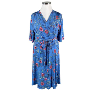 Unisex Donna Nordica - Tricot dress, size 42 - Blue (1)