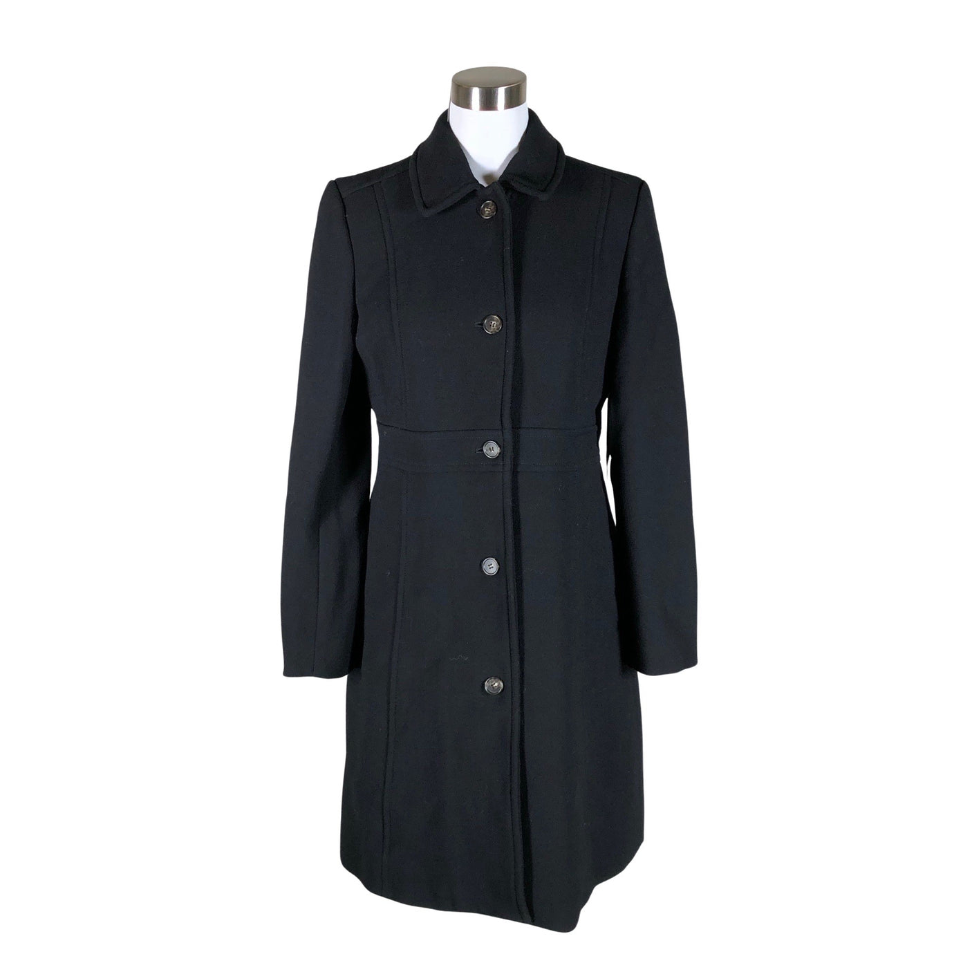 Unisex J.Crew - Wool coat, size 38 - Black (1)