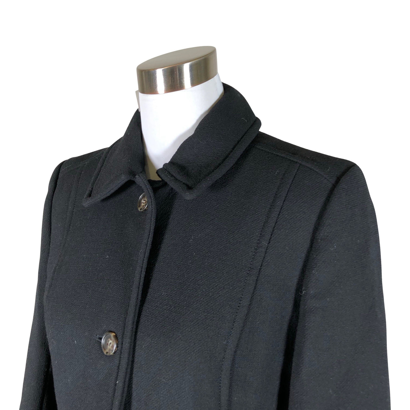 Unisex J.Crew - Wool coat, size 38 - Black (3)