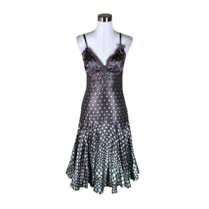 Unisex Ted Baker - Schiffon dress, size 38 - Gray (1)