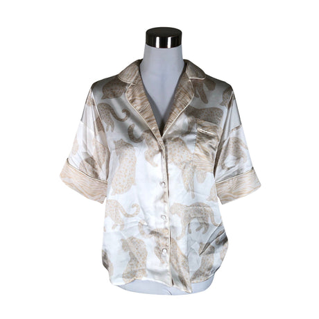 Unisex River Island - Short-sleeved blouse, size 36 - Beige ()