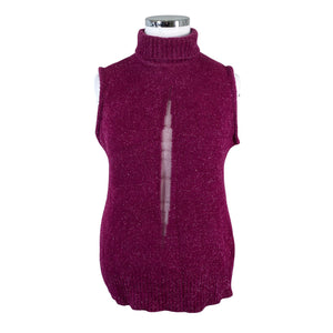 Unisex La Perla - Sweater, size 44 - Wine red (1)