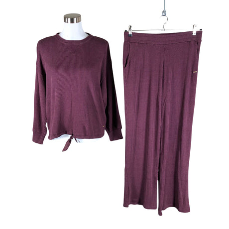 Unisex Next - Sweatshirt and pants set, size 38 - Wine red ()