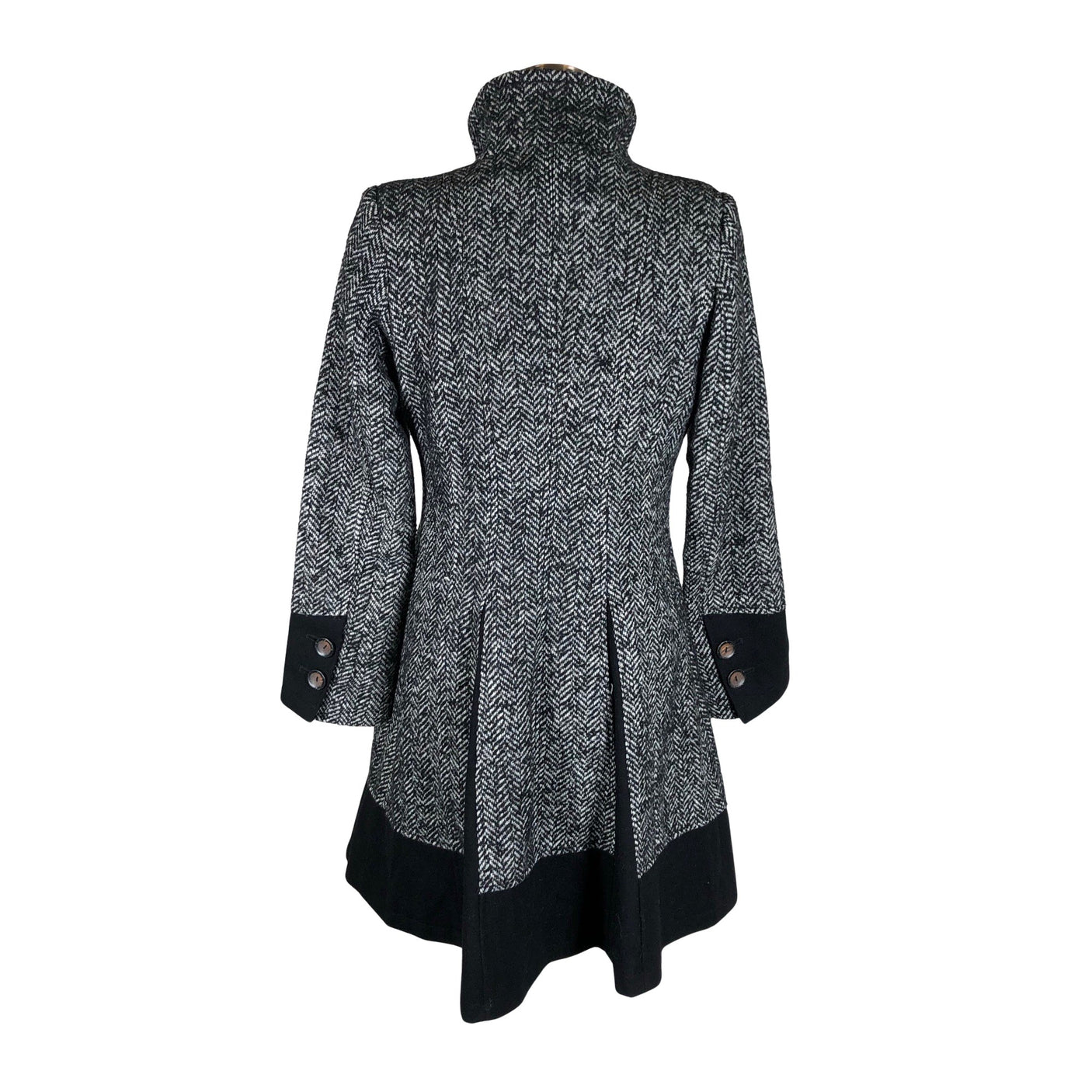 Unisex Jan Kuperus - Wool coat, size 38 - Black (2)