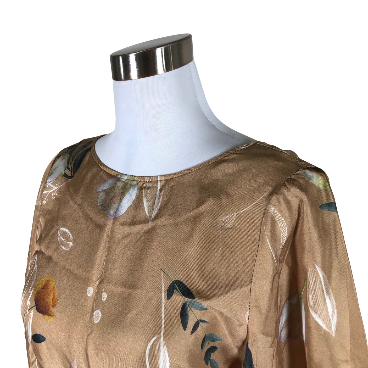 Unisex Uhana Design - Schiffon dress, size 32 - Brown (3)