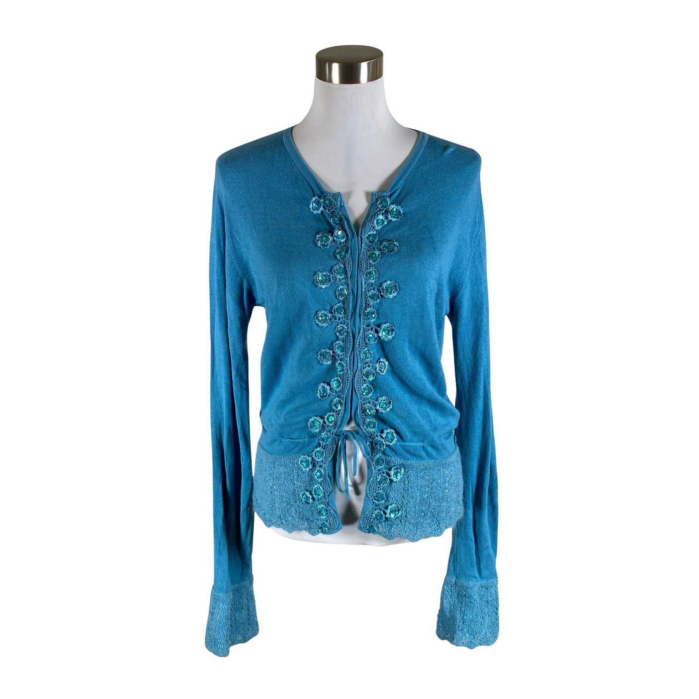 Unisex Claire.dk - Cardigan, size 36 - Blue (1)
