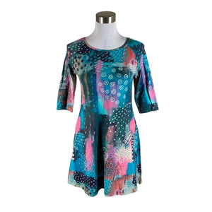 Unisex Ehta - Tricot dress, size 36 - Blue (1)