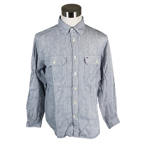 Unisex Tommy Hilfiger - Collared shirt, size L - Blue (1)