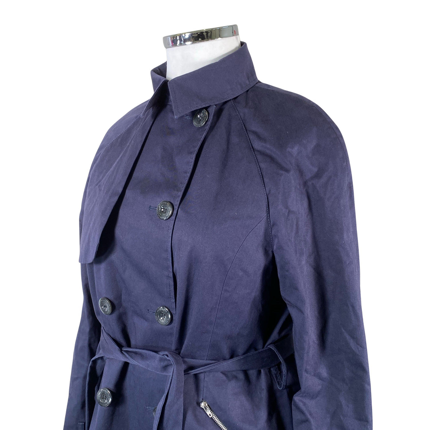 Unisex Tiger of Sweden - Trench coat, size 42 - Blue (2)