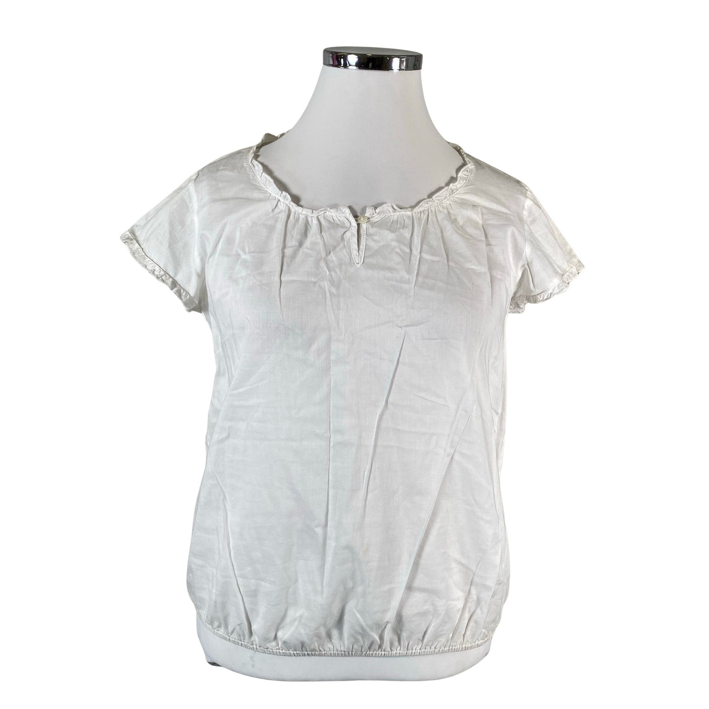 Unisex Gerry Weber - Short-sleeved blouse, size 42 - White (1)