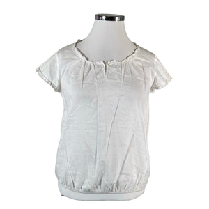 Unisex Gerry Weber - Short-sleeved blouse, size 42 - White (1)