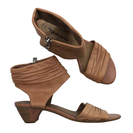 Unisex Tamaris - Heeled sandals, size 39 - Beige ()