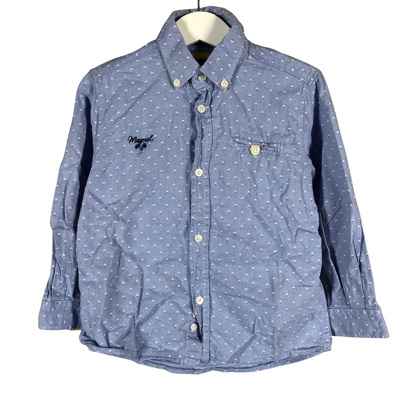 Unisex Mayoral - Collared shirt, size 92 - 98 - Light blue (1)