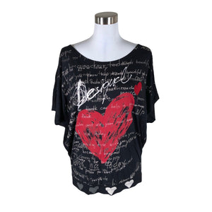 Unisex Desigual - T-shirt, size 40 - Black (1)