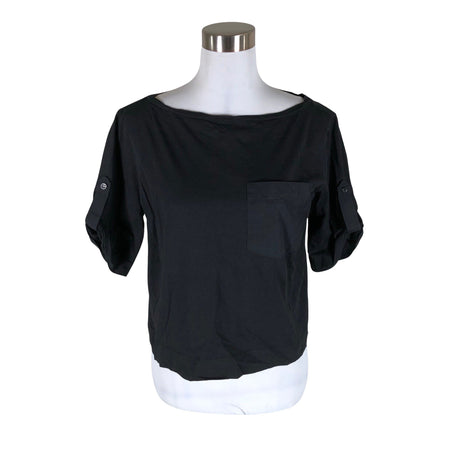Unisex Sisley - Tricot shirt, size 38 - Black ()