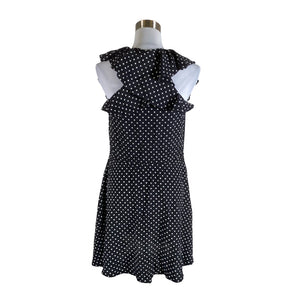 Unisex Tara Jarmon - Schiffon dress, size 36 - Black (2)