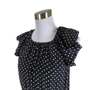 Unisex Tara Jarmon - Schiffon dress, size 36 - Black (3)