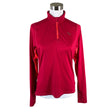 Unisex Puma - Sports shirt, long sleeve, size 38 - Wine red ()