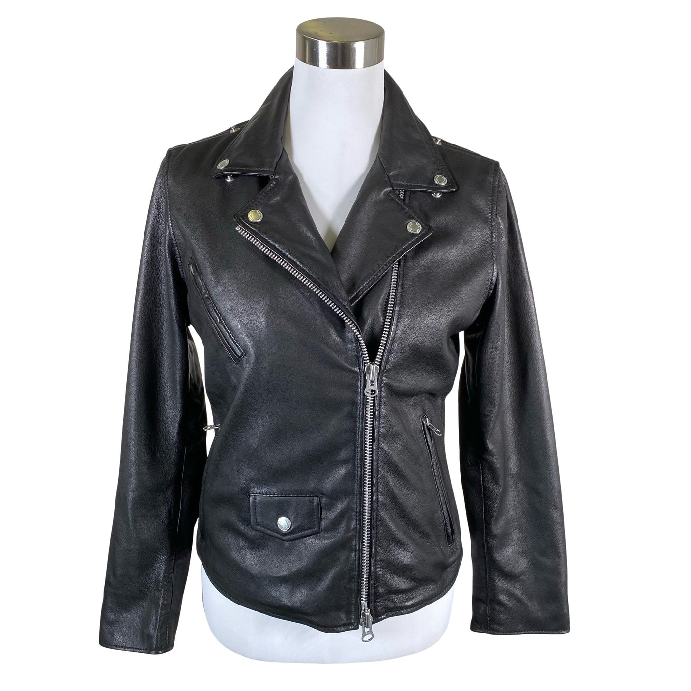 Unisex Human Scales - Leather jacket, size 38 - Black (1)
