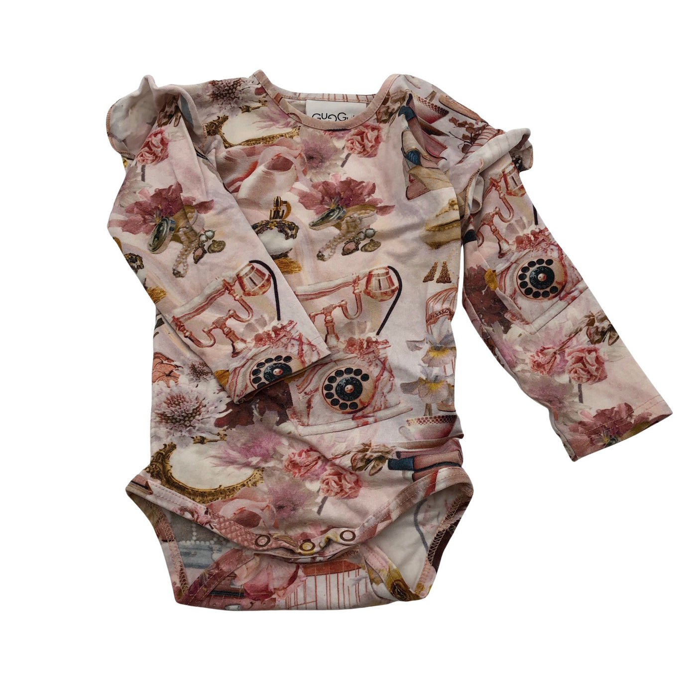 Unisex Gugguu - Body, size 74 - 80 - Light pink (1)