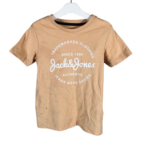 Unisex Jack & Jones - T-shirt, size 122 - 128 - Beige (1)