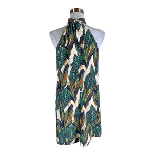 Unisex Fs collection - Schiffon dress, size 36 - Green (2)