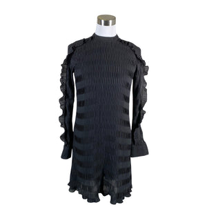 Unisex Y.A.S - Schiffon dress, size 34 - Black (1)
