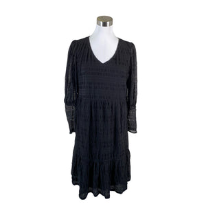 Unisex Cream - Tricot dress, size 40 - Black (1)