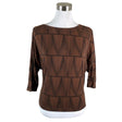 Unisex Marimekko - Tricot shirt, size 34 - Brown ()