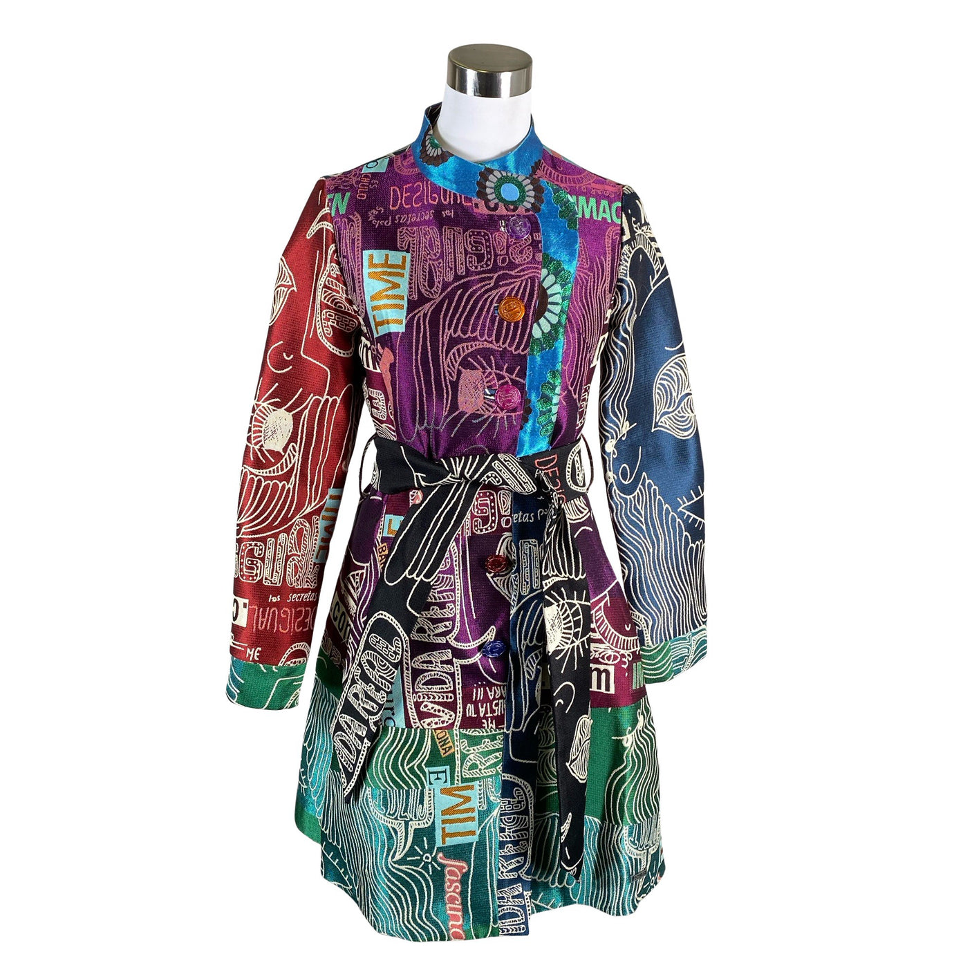 Unisex Desigual - Trench coat, size 36 - Violet (1)