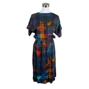 Unisex Handmade - Schiffon dress, size 38 - Black (1)