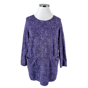Unisex Nanso - Tricot tunic, size 42 - Violet (1)
