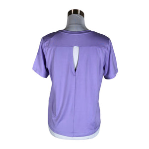 Unisex NOSH - Sports shirt, short sleeve, size 36 - Violet (2)