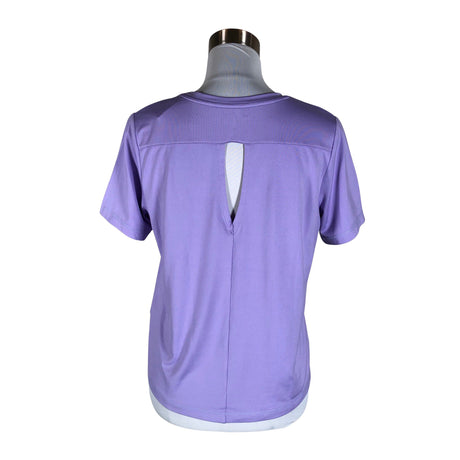 Unisex NOSH - Sports shirt, short sleeve, size 36 - Violet (2)