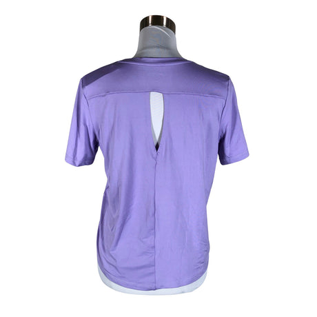 Unisex NOSH - Sports shirt, short sleeve, size 36 - Violet (2)
