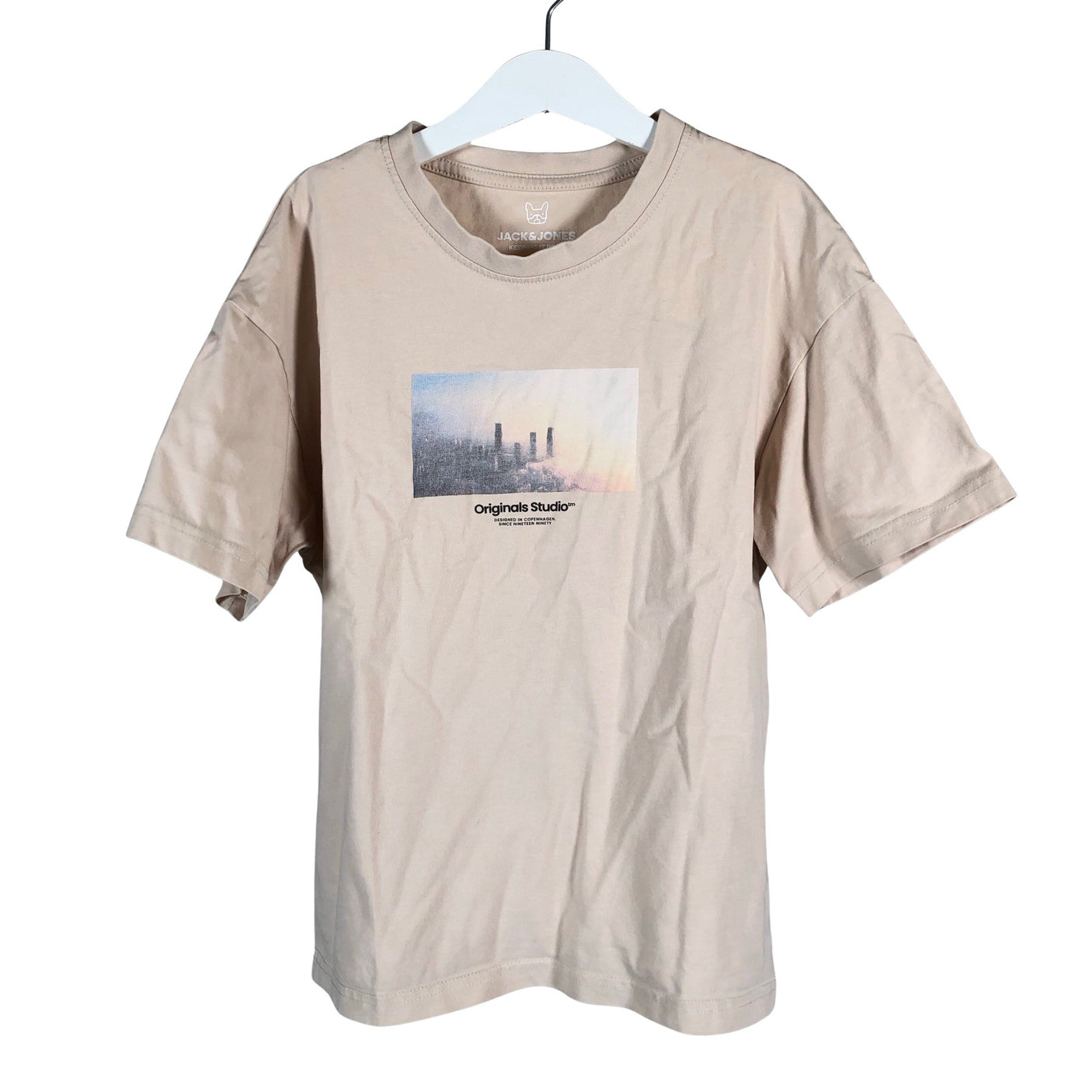 Unisex Jack & Jones - T-shirt, size 146 - 152 - Beige (1)